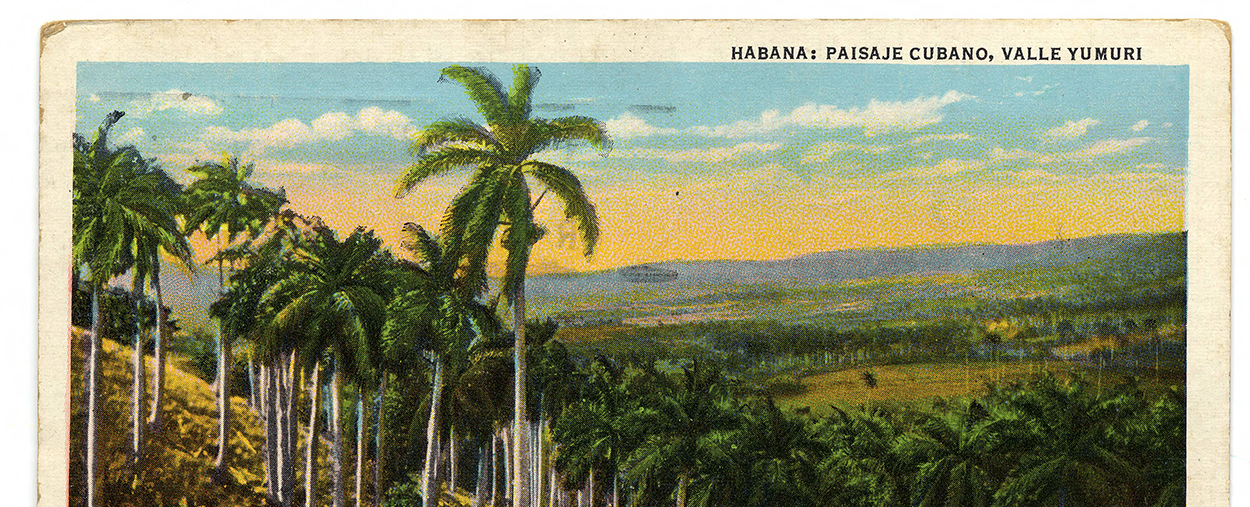 Paisaje Cubano, Valle Yumurí, Habana, undated. Cuban Postcard Collection. Cuban Heritage Collection, University of Miami Libraries.